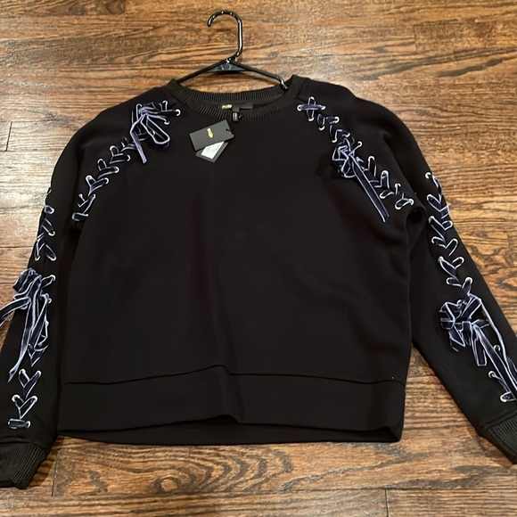 Maje Sweater Women NWT $408 Size XS Maje size 1 - Picture 2 of 5